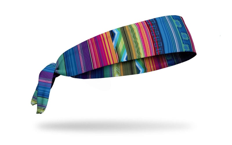 JUNK Brands Flex Tie Headband - Moisture-Wicking, Performance Fabric, Non-Slip, Sports Sweatband for Men & Women - One Size - On The Border - Image 2